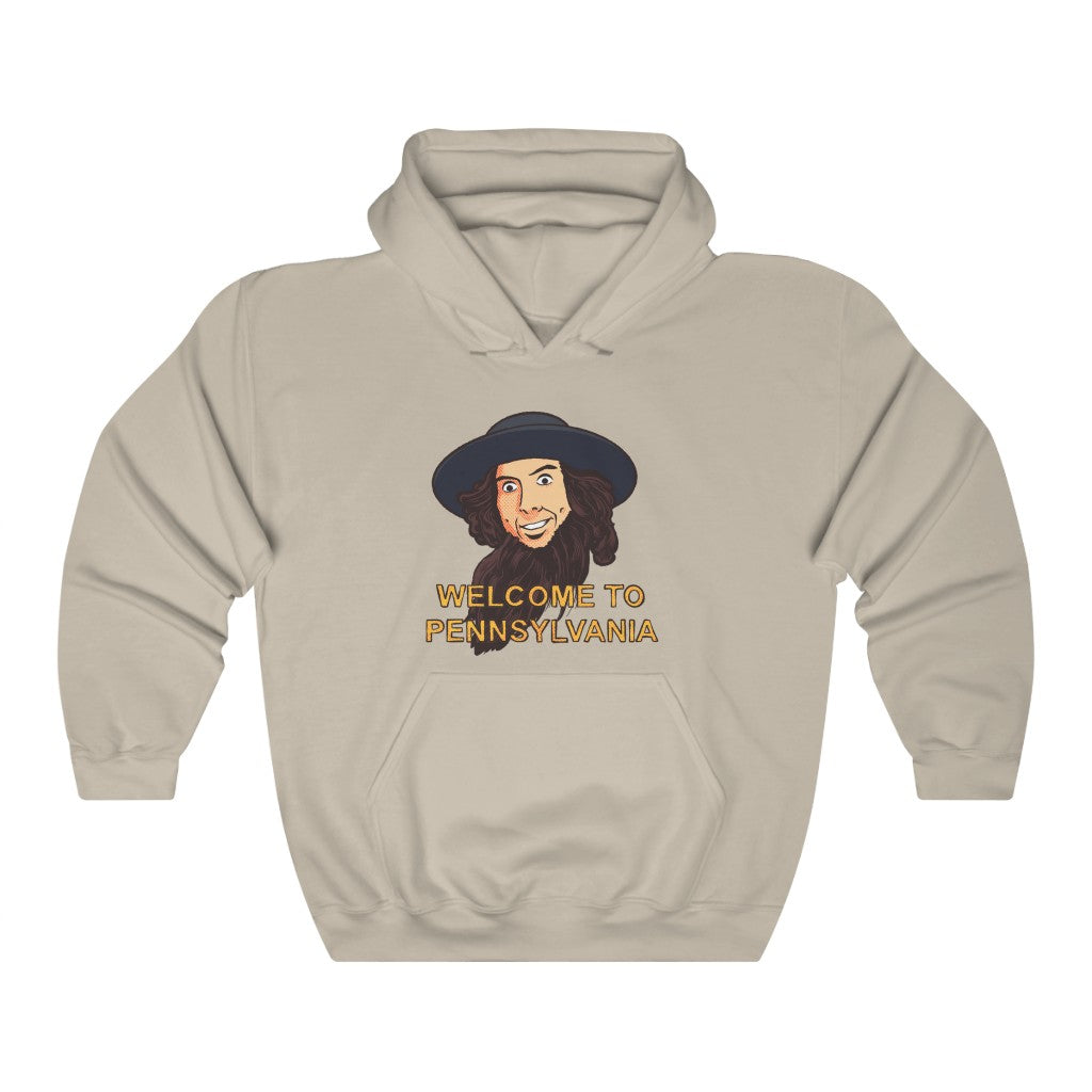 "Welcome To Pennsylvania" amish weird al hoodie