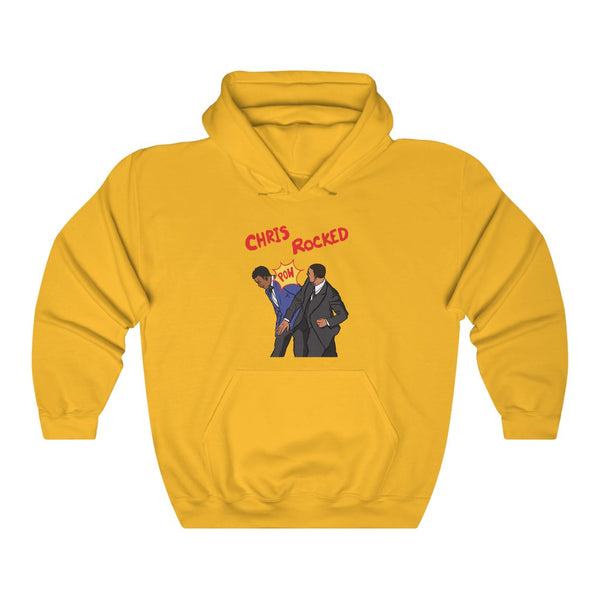 "CHRIS ROCKED" will smith slapping chris rock hoodie