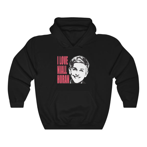 "I LOVE NIALL HORAN" ellen degeneres hoodie