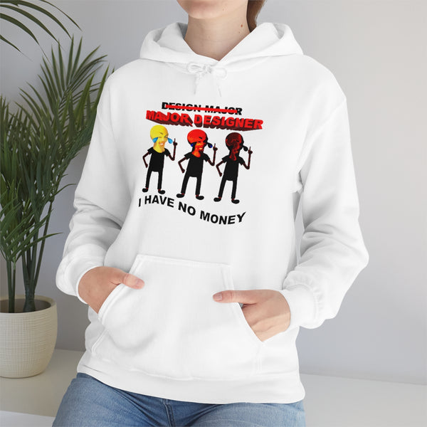 "MAJOR DESIGNER" graphic design major hoodie