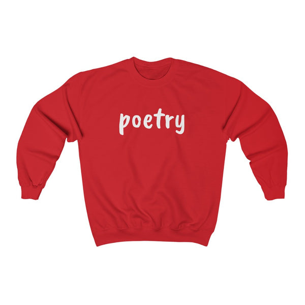"POETRY" sweatshirt