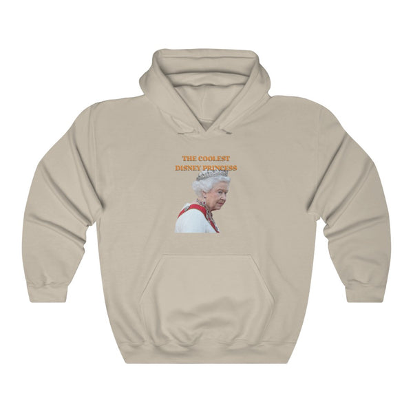 "THE COOLEST DISNEY PRINCESS" queen elizabeth hoodie
