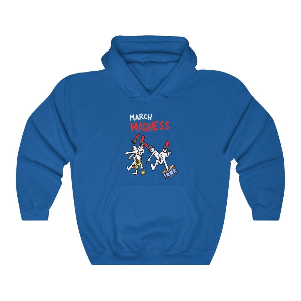 "MARCH MADNESS" angry marching band hoodie