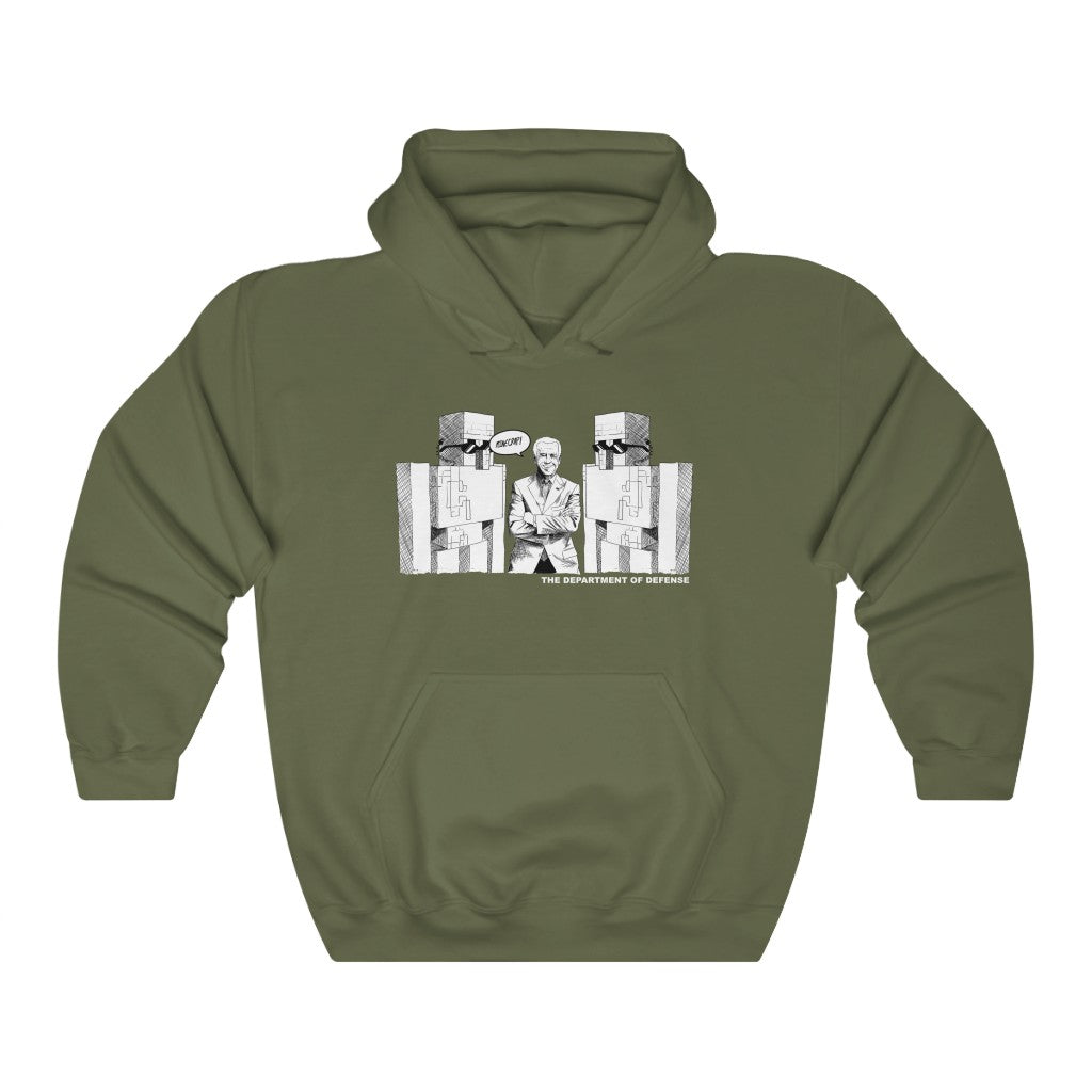 "The Department Of Defense" joe biden iron golem hoodie