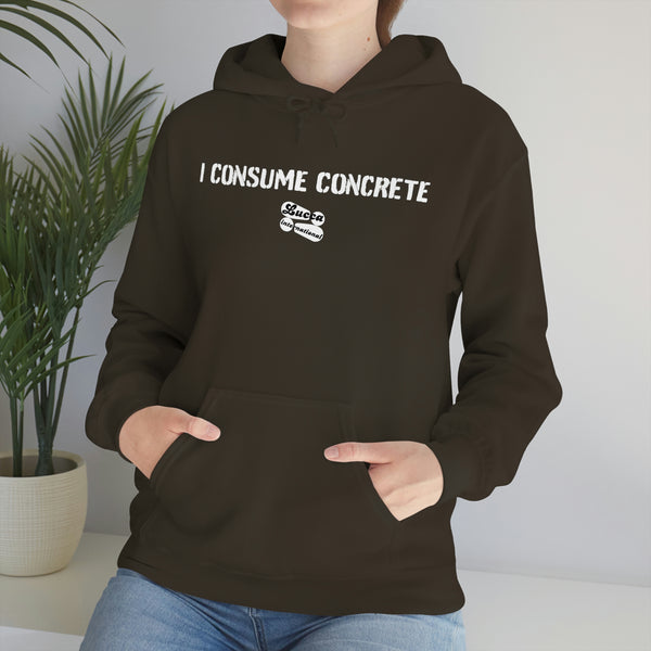"I CONSUME CONCRETE" hoodie