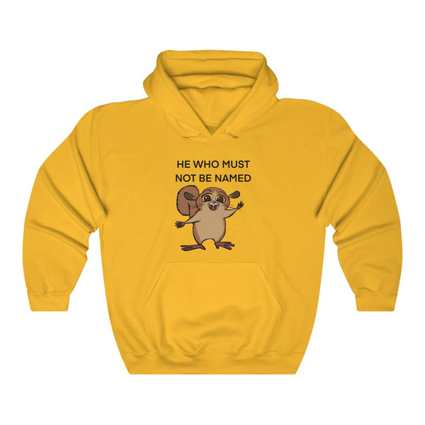 "HE WHO MUST NOT BE NAMED" mort from madagascar hoodie